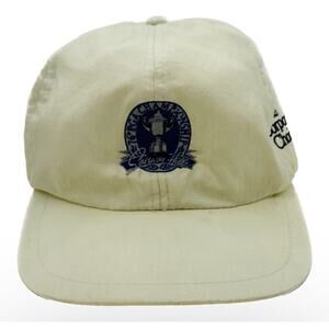 VTG 1976 PGA Golf Championship Hat Southern Hills Rare Hat Cap WHITE SILK COTTON